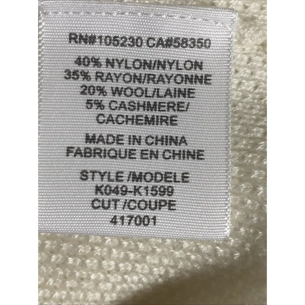 NWT Joie Randolpha White Sweater Size XS